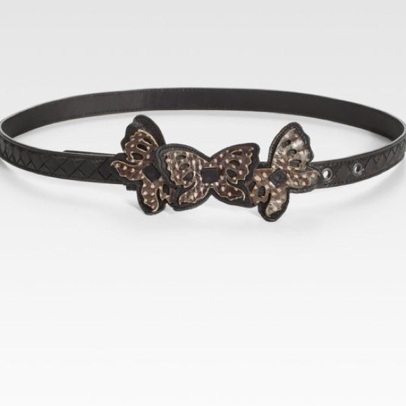 Bottega Veneta Intrecciato butterfly belt Bottega Veneta | Accessories | Bottega Veneta Intrecciato  main image 2